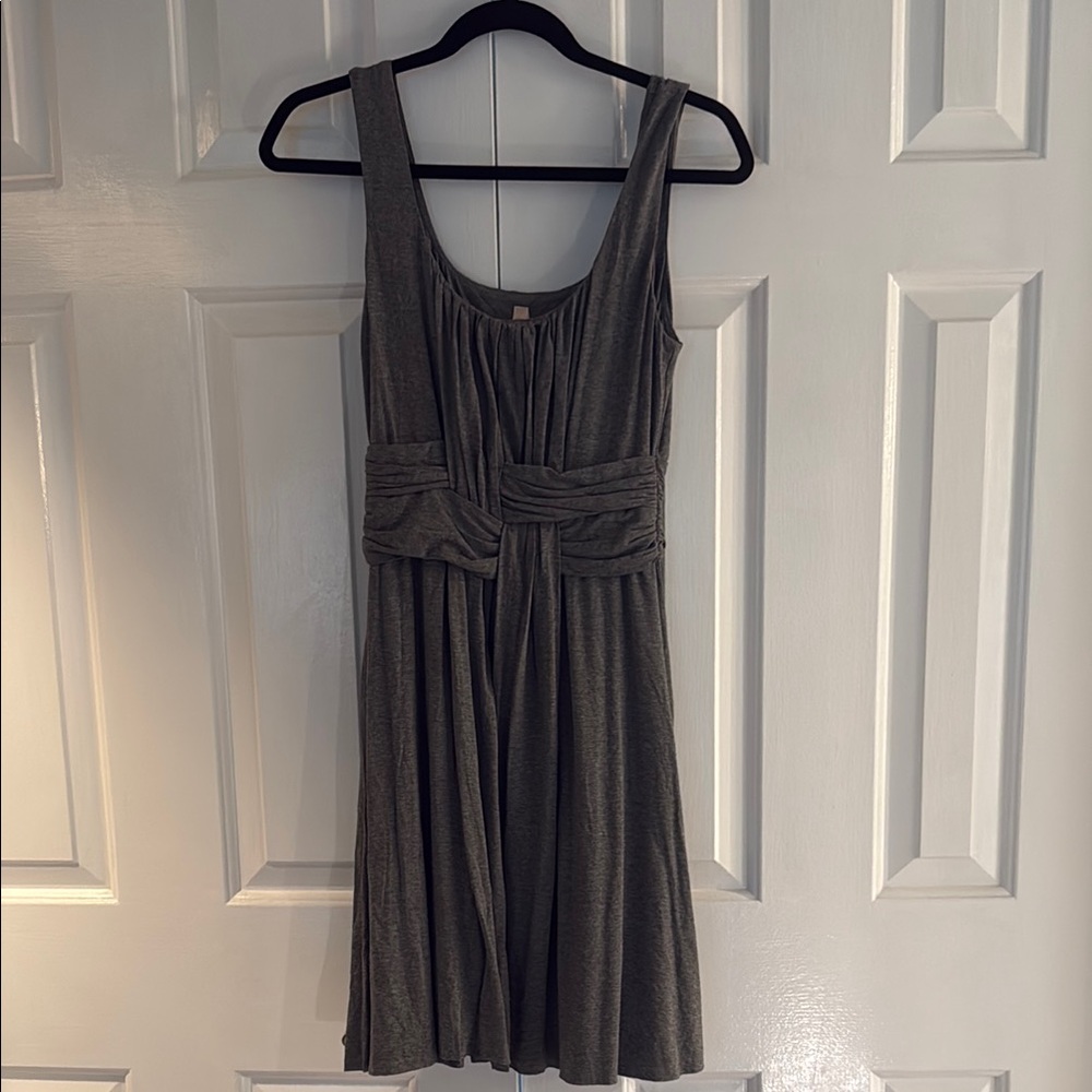 Bailey 44 Gray Scoop Neck Mini Sundress